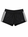 Adidas 3-Stripes Running Shorts Μαύρο-XS