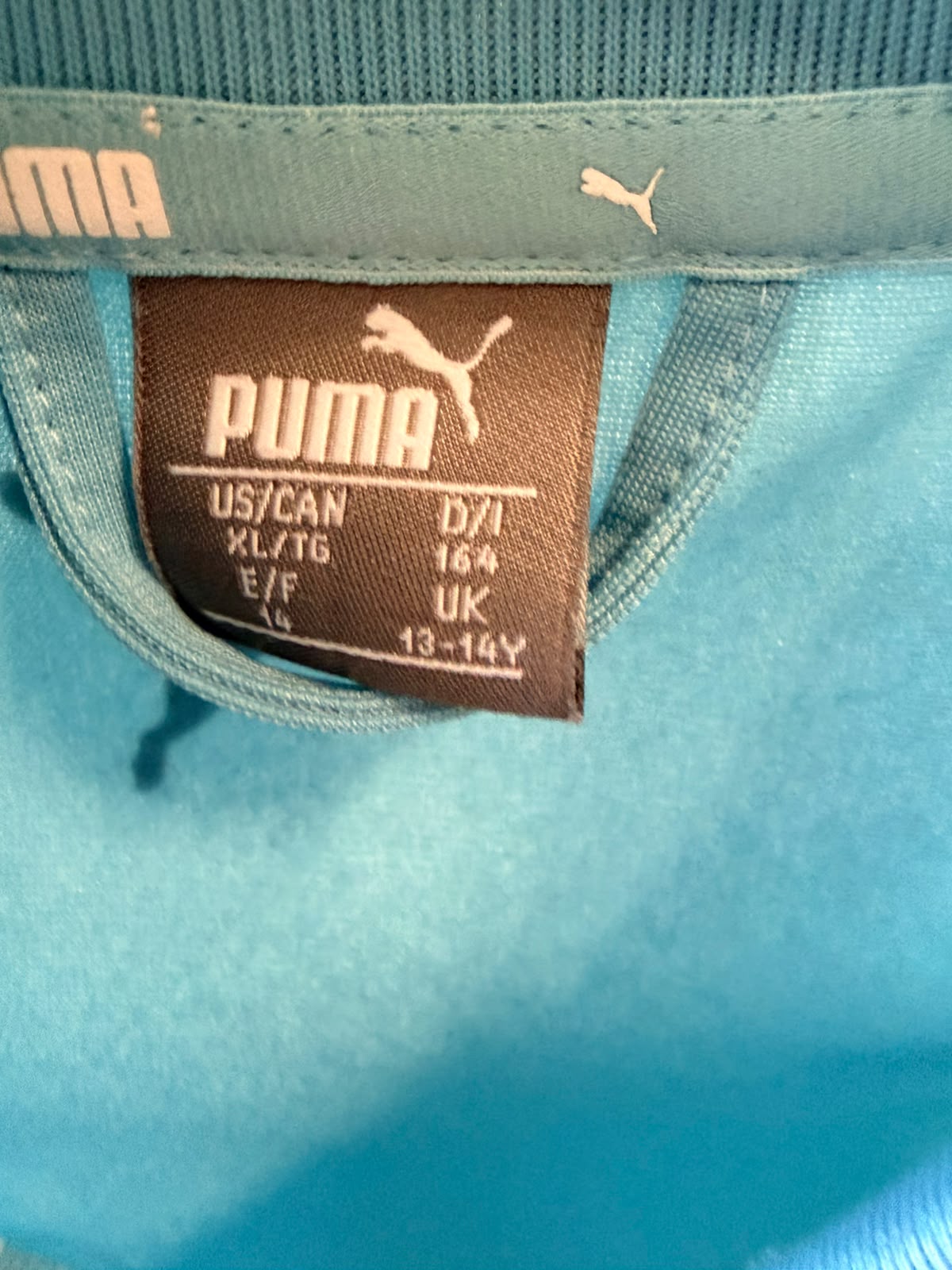 Puma Full Zip Track Jacket – Sky Blue-XL