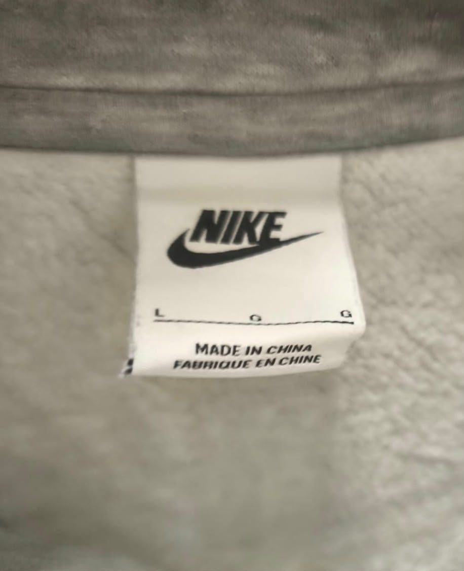 Nike Ανδρικό Φούτερ Γκρι - L