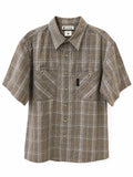 Columbia Outdoor Shirt – Checked Short Sleeve-L