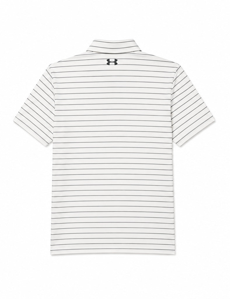 Under Armour The Playoff Polo Ριγέ Λευκό – 2XL