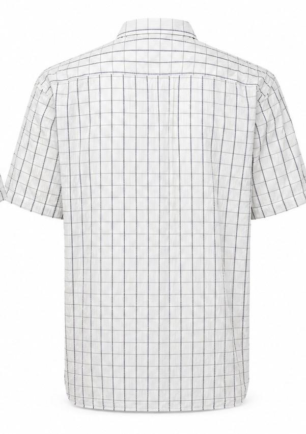 Lacoste Ανδρικό Κοντομάνικο Πουκάμισο – Λευκό Καρό – XL