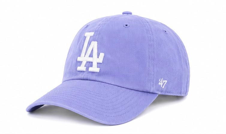 ’47 Los Angeles Dodgers MLB Baseball Cap – Lavender
