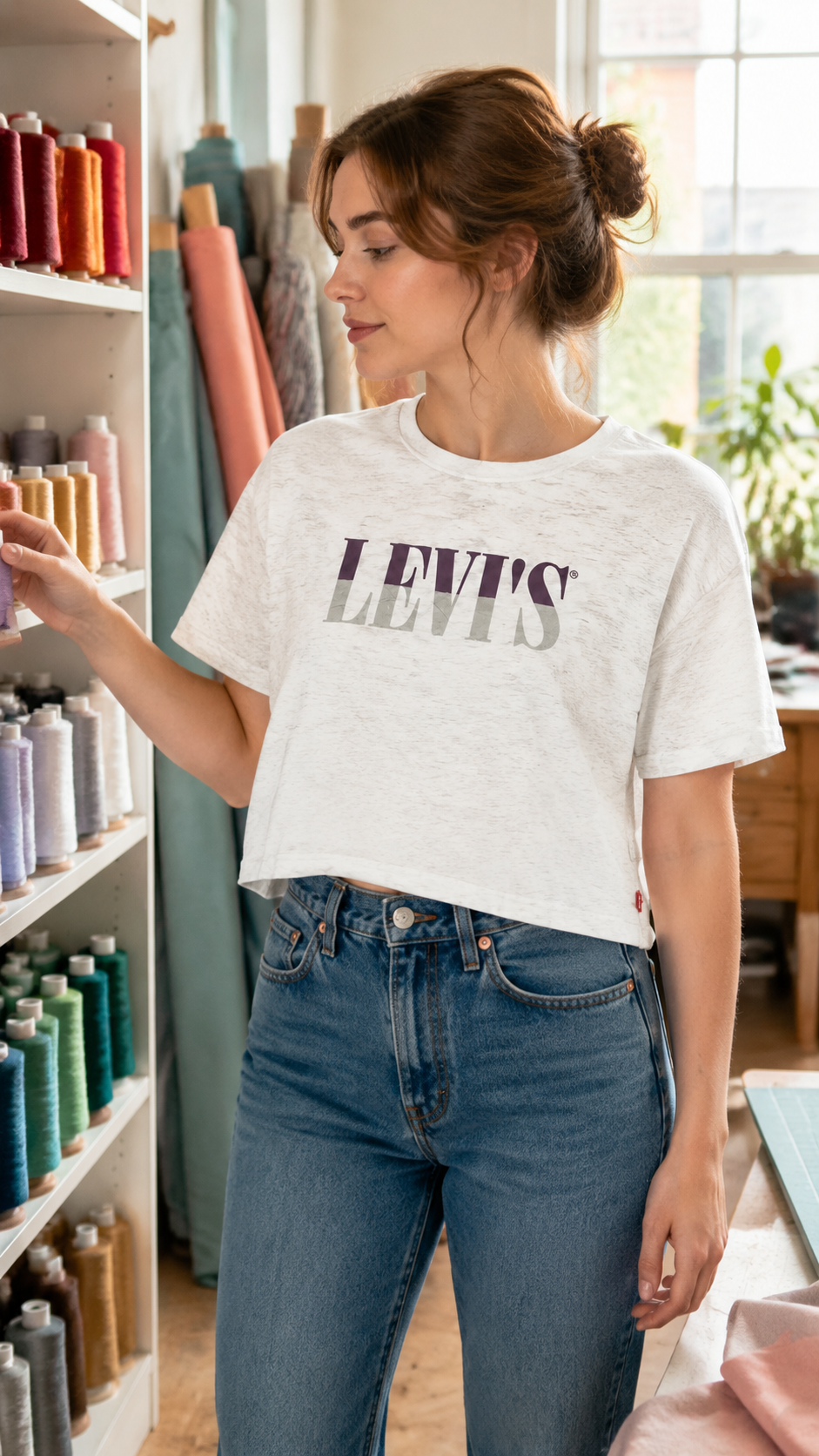 Levi’s Γυναικείο T-Shirt Μπλουζάκι – Λευκό – M