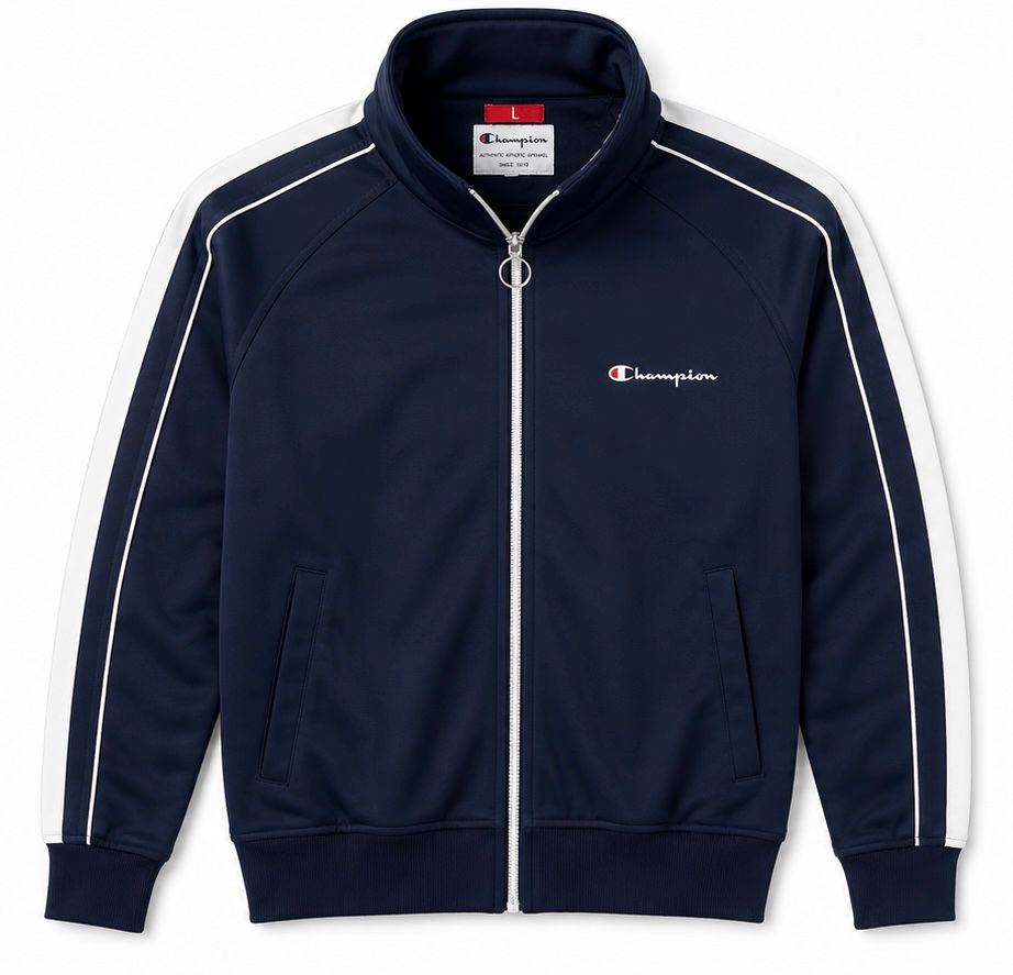 Champion Track Jacket Full Zip – Navy-L