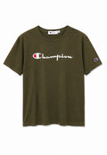 Champion Ανδρικό T-Shirt Μπλουζάκι – Χακί – S