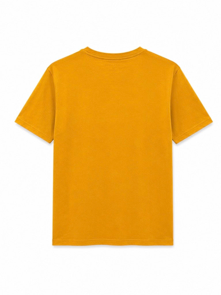 Jack & Jones Ανδρικό T-Shirt Μπλουζάκι Denim – Μουσταρδί – XXL