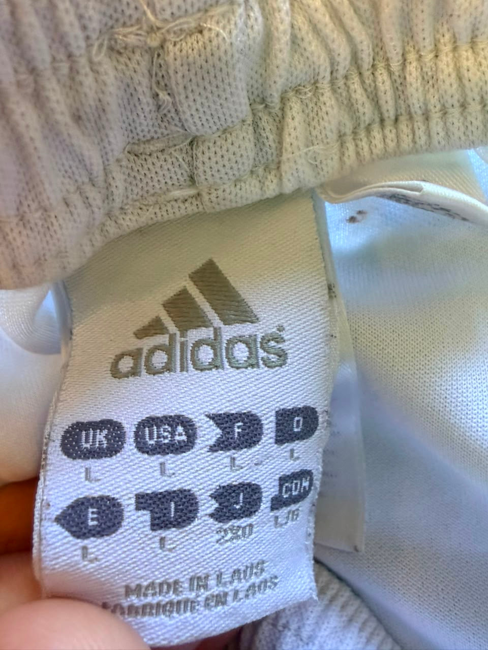 Adidas ClimaLite Λευκό Αθλητικό Σορτς (L)