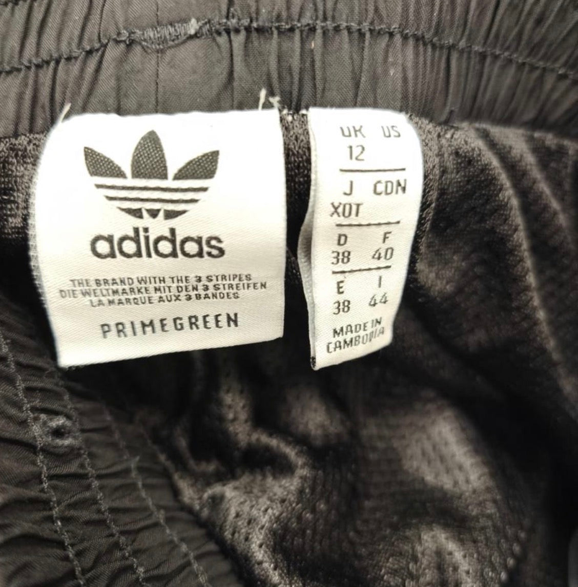 Adidas Ανδρικό Παντελόνι Φόρμας Μαύρο - L