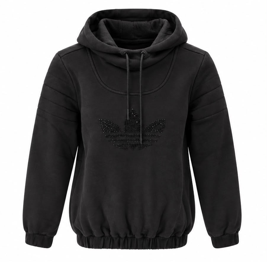 Adidas Γυναικείο Φούτερ Μαύρο - S