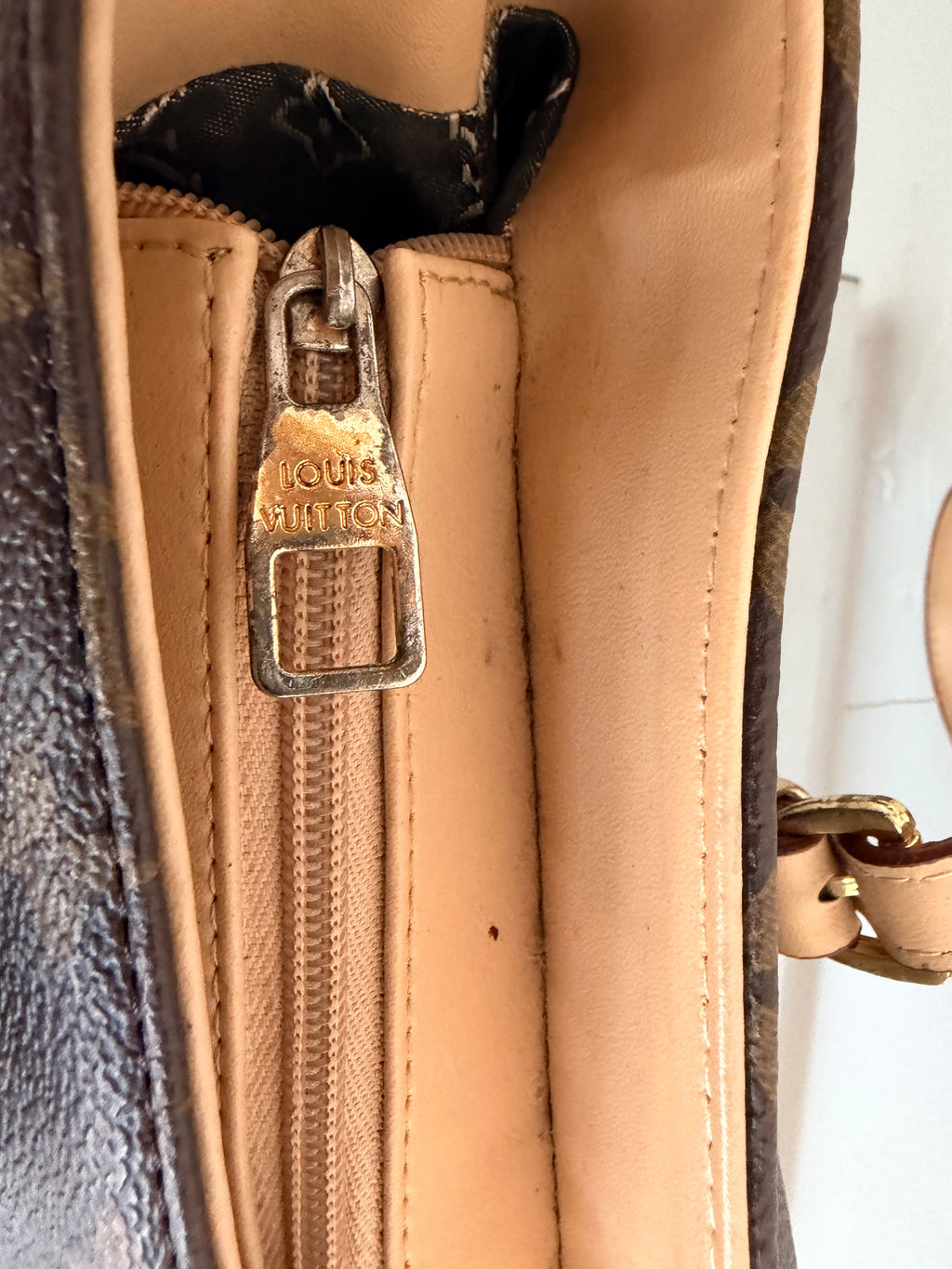 Louis Vuitton Monogram Style Tote Bag – Καφέ