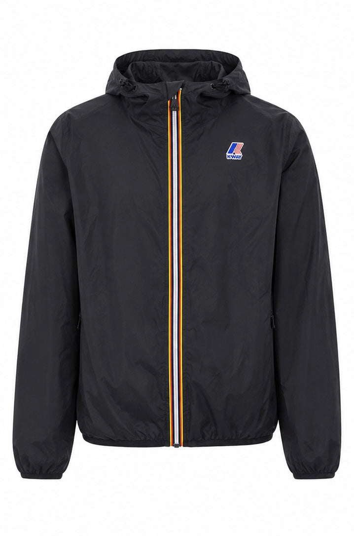 K-Way Le Vrai Claude Hooded Jacket – Black-XS