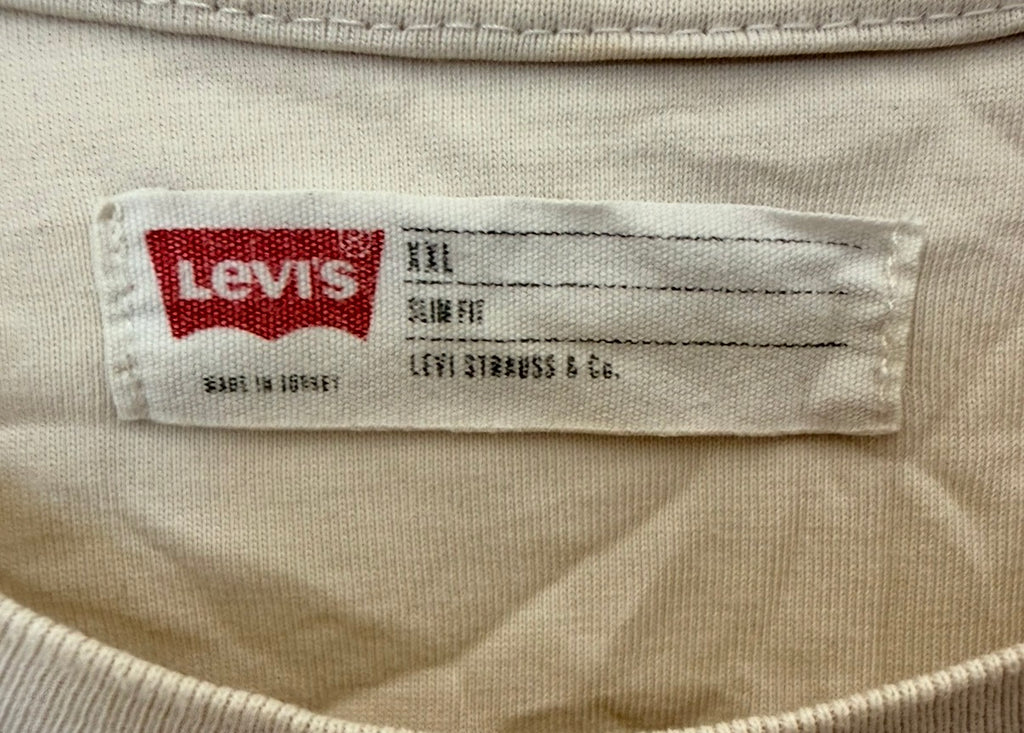 Levi’s Ανδρικό T-Shirt Μπλουζάκι – Εκρού – XXL