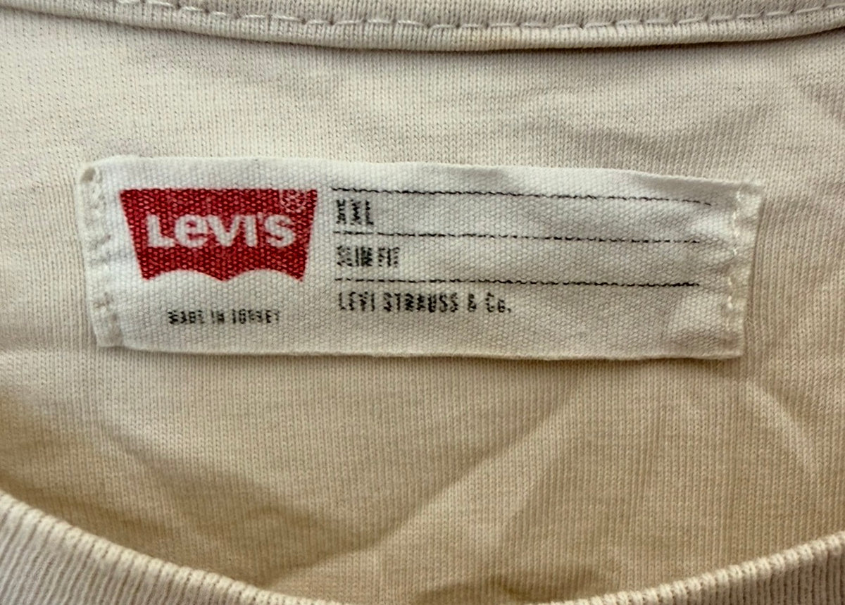 Levi’s Ανδρικό T-Shirt Μπλουζάκι – Εκρού – XXL