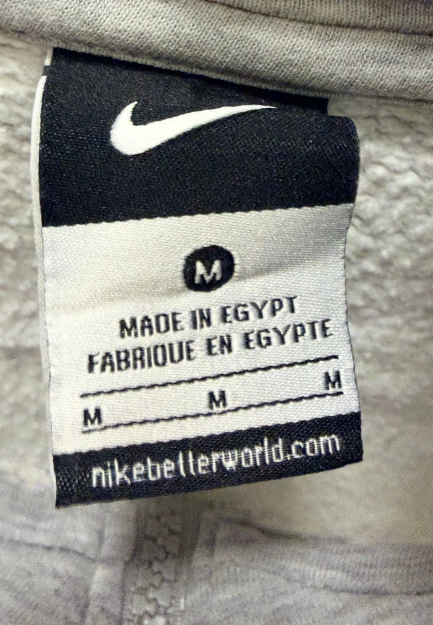 Nike Ανδρική Ζακέτα Φούτερ με Κουκούλα – Γκρι – M