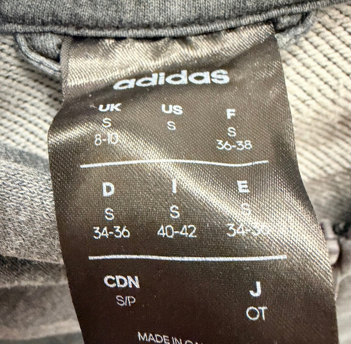 Adidas Γυναικεία Ζακέτα Γκρι - S