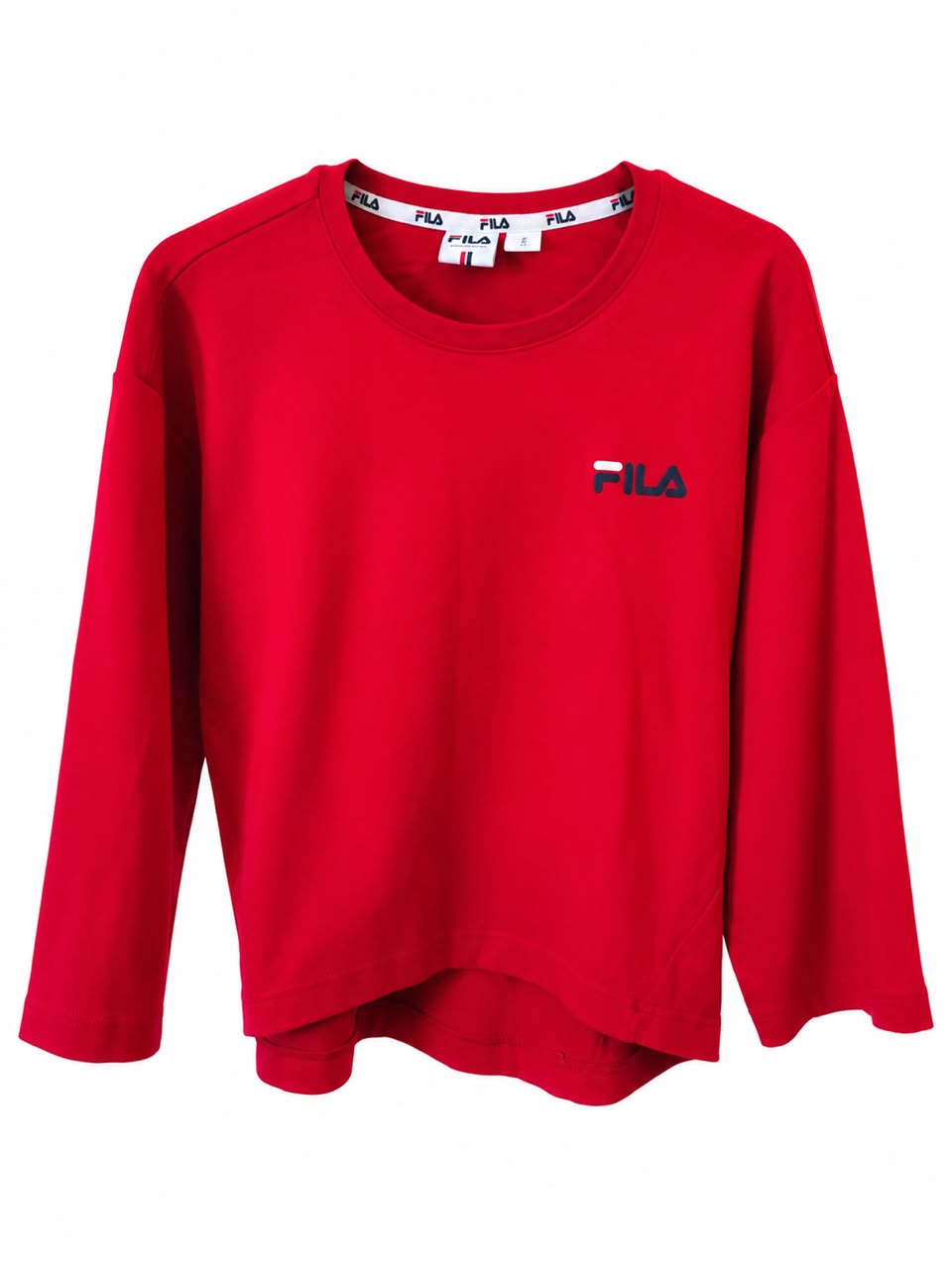 FILA Red Long Sleeve Sweatshirt-S