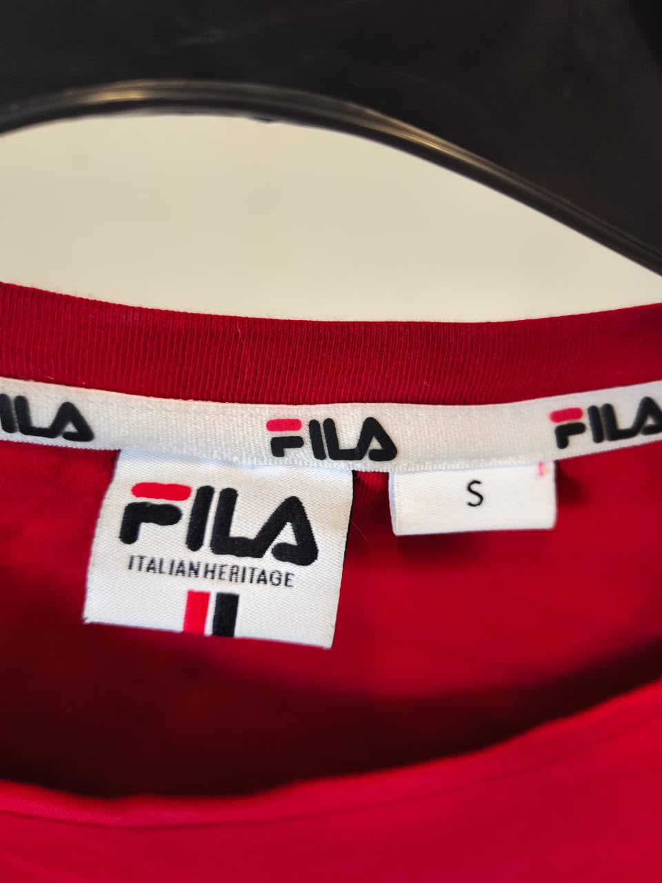 FILA Red Long Sleeve Sweatshirt-S