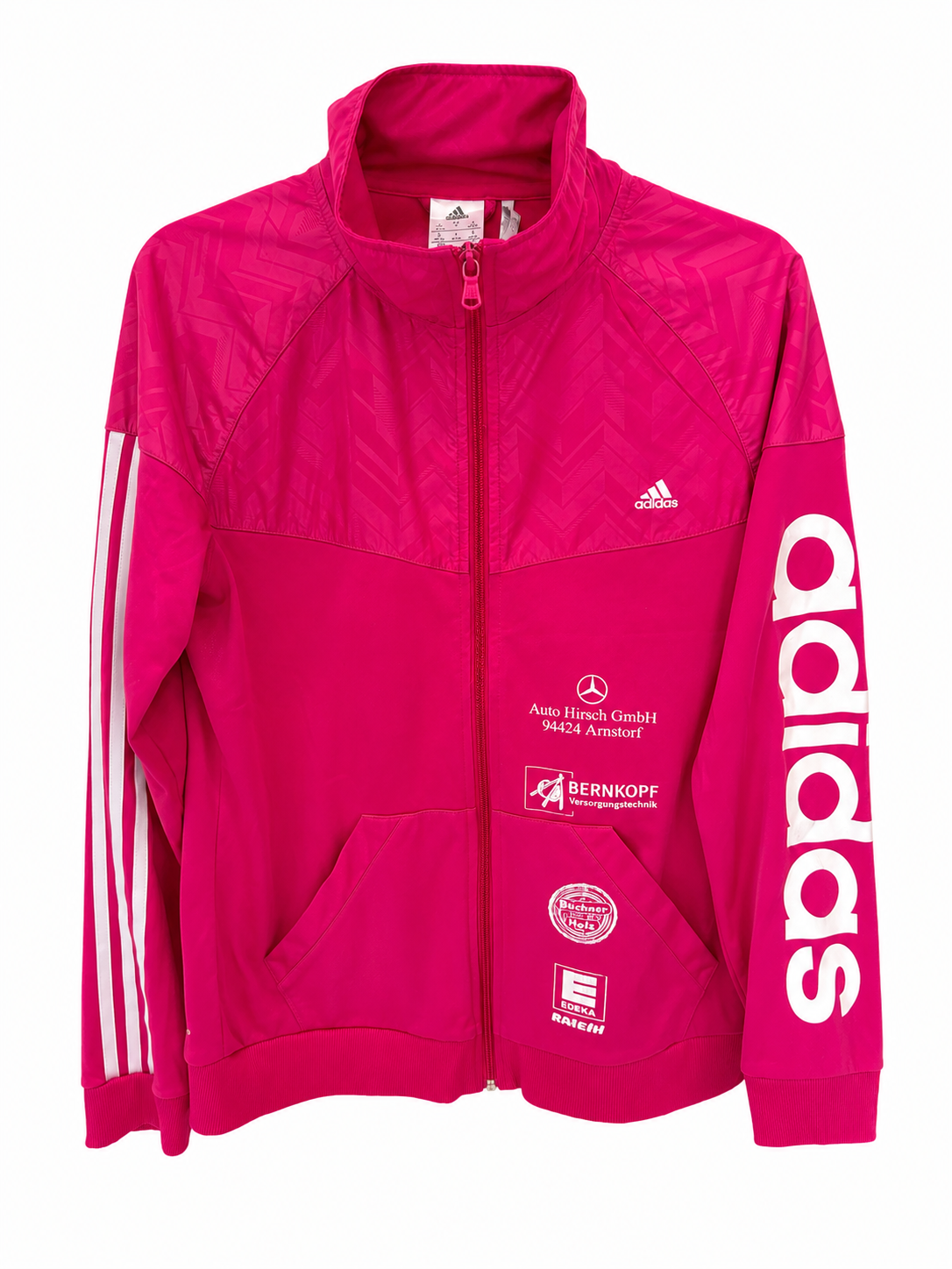 adidas Pink Full Zip Track Jacket-M