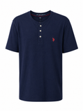 U.S. Polo Assn. Henley T-Shirt – Navy Blue (XL)