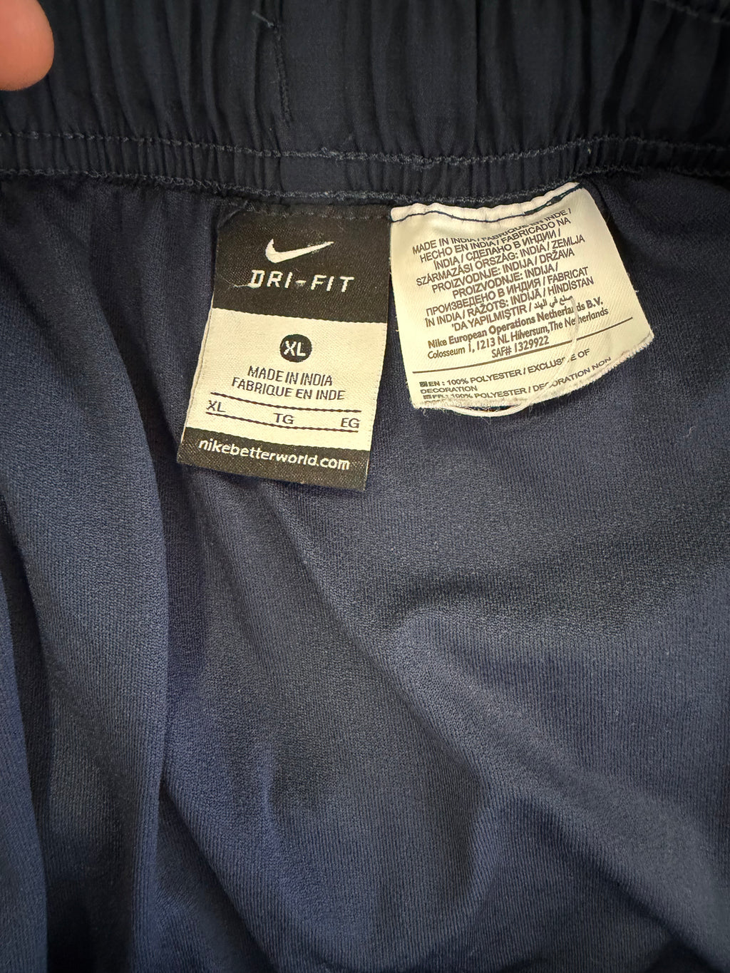 Nike Dri-FIT Swim Shorts Navy/White (XL)