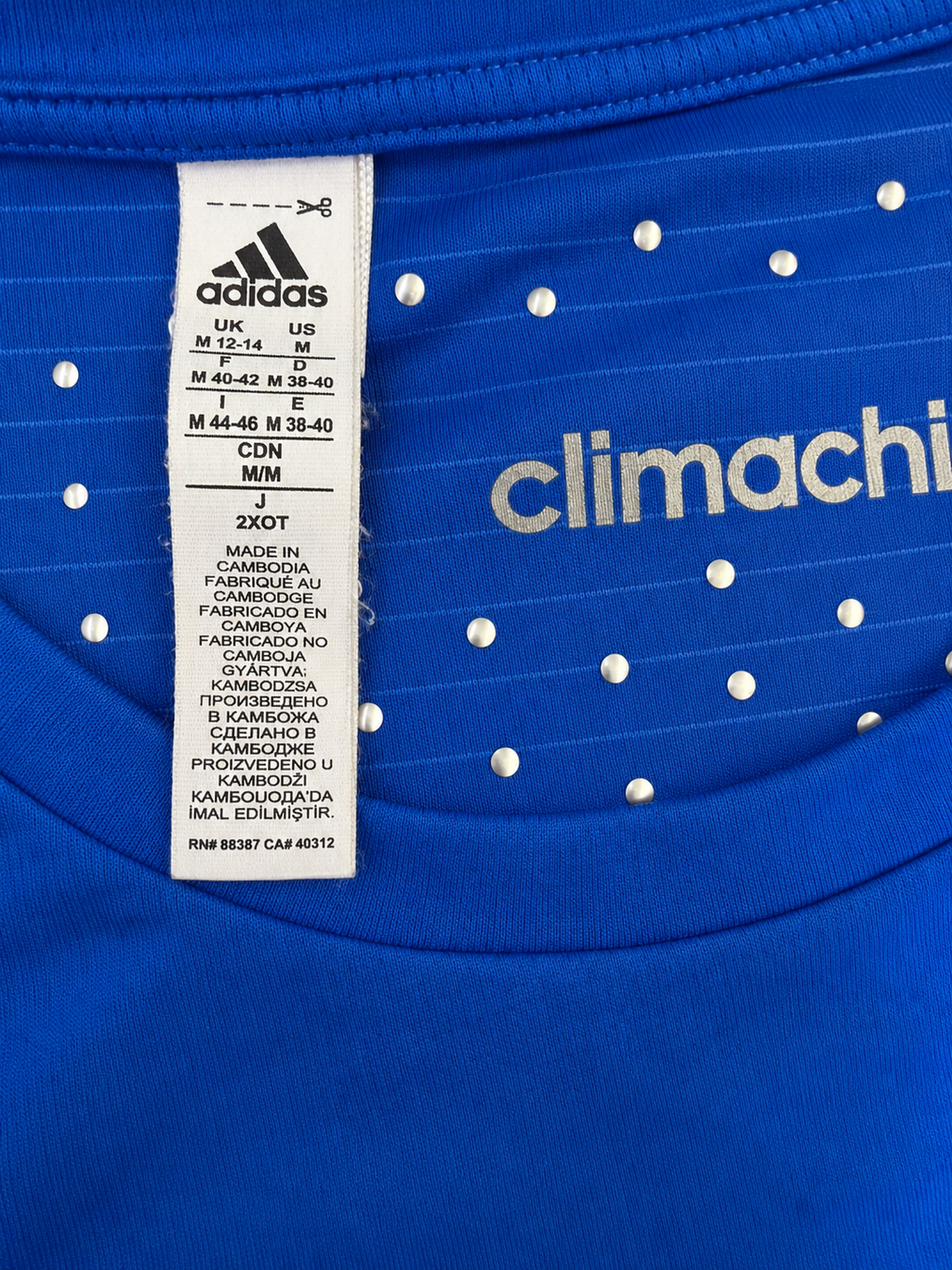 Adidas Climachill Performance T-Shirt Μπλε (M)