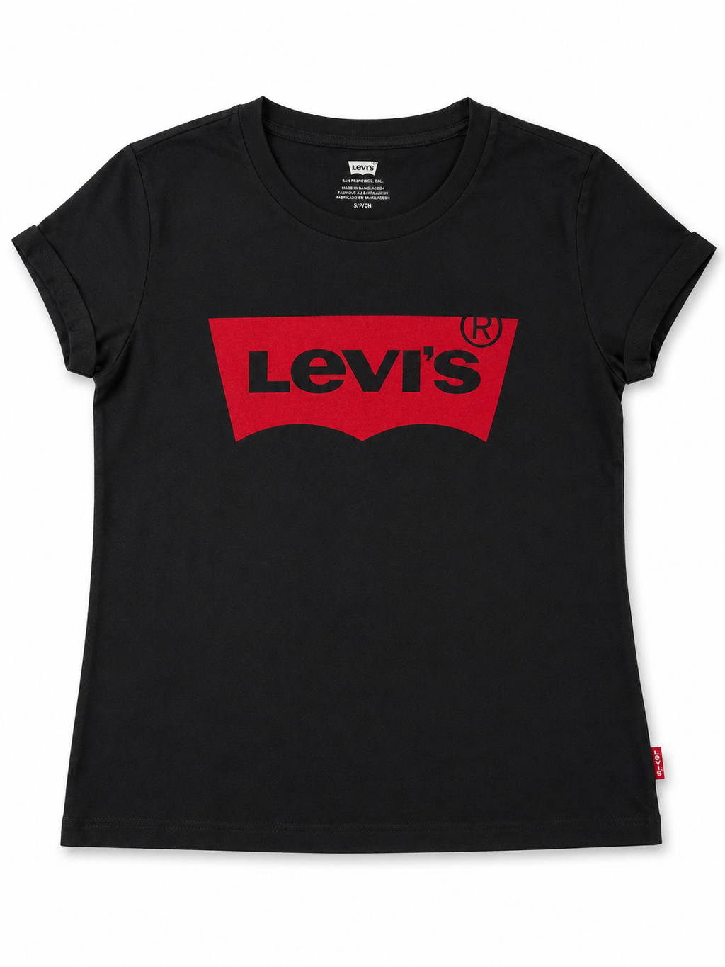 Levi’s T-Shirt Μαύρο (S)