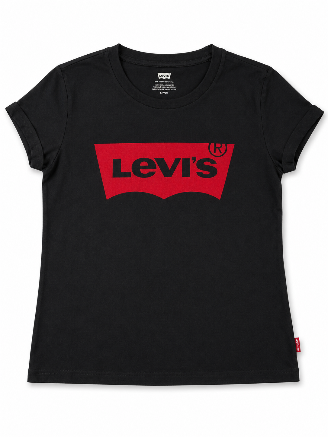 Levi’s T-Shirt Μαύρο (S)