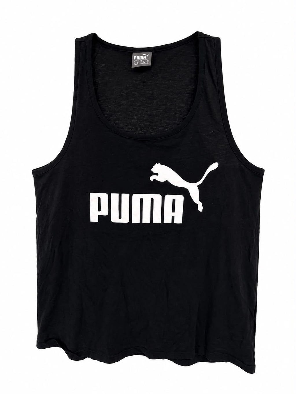 PUMA Essential Logo Tank Top – Μαύρο-XL