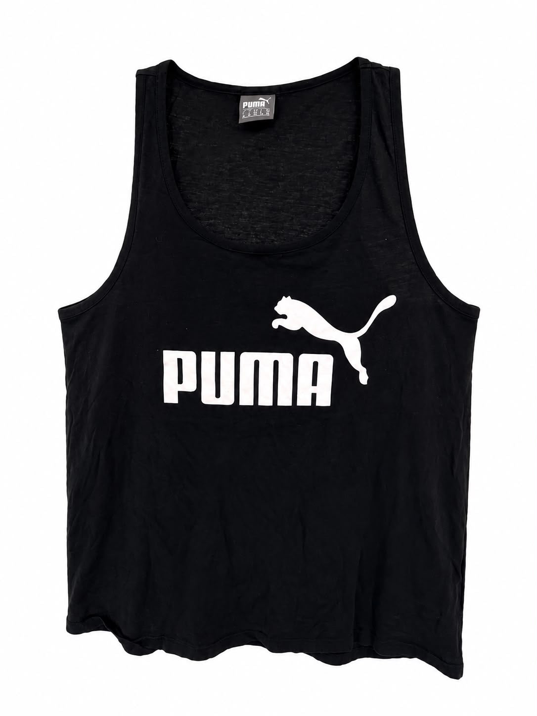 PUMA Essential Logo Tank Top – Μαύρο-XL