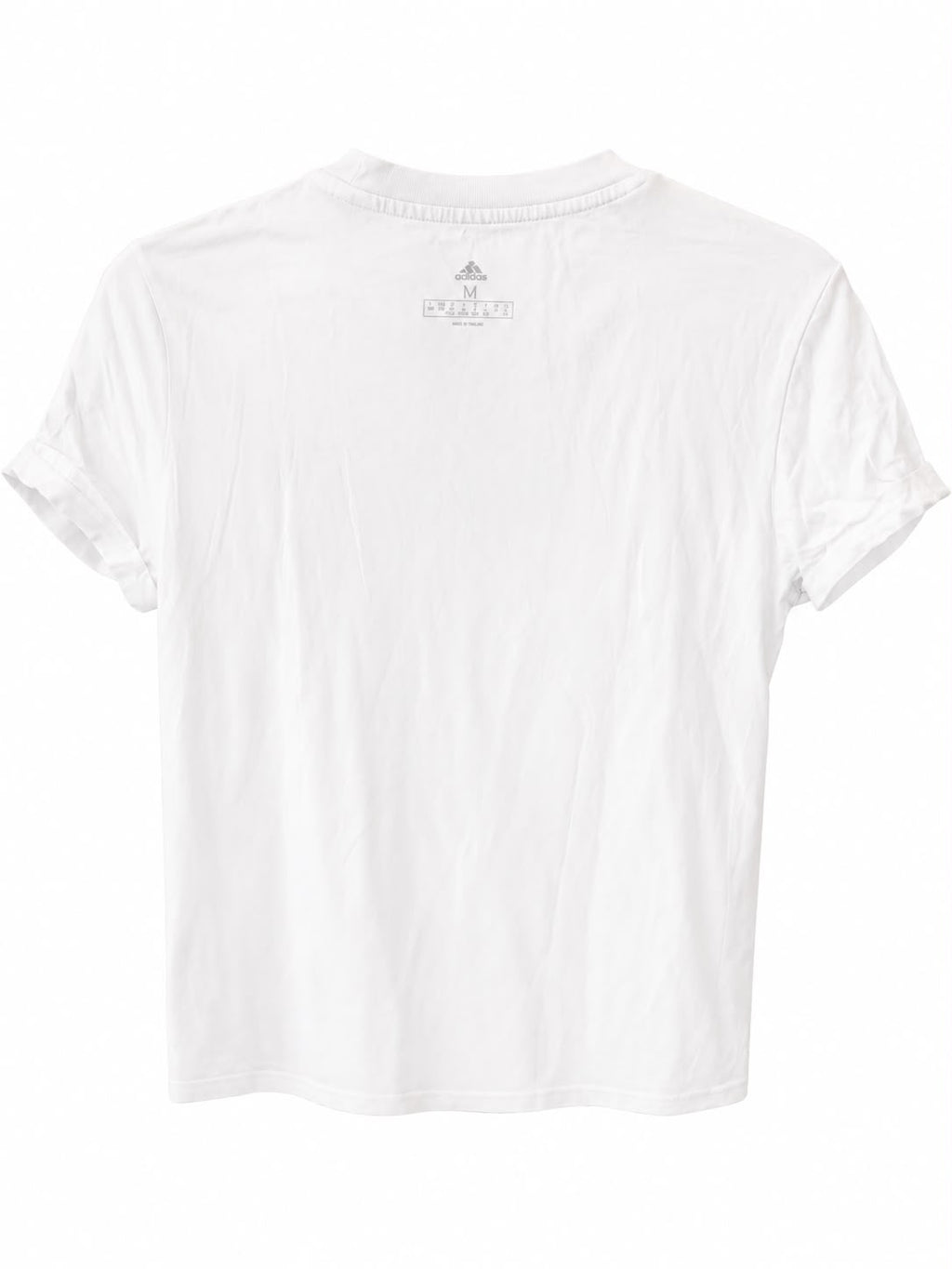 Adidas Essentials Logo T-Shirt – Λευκό-M
