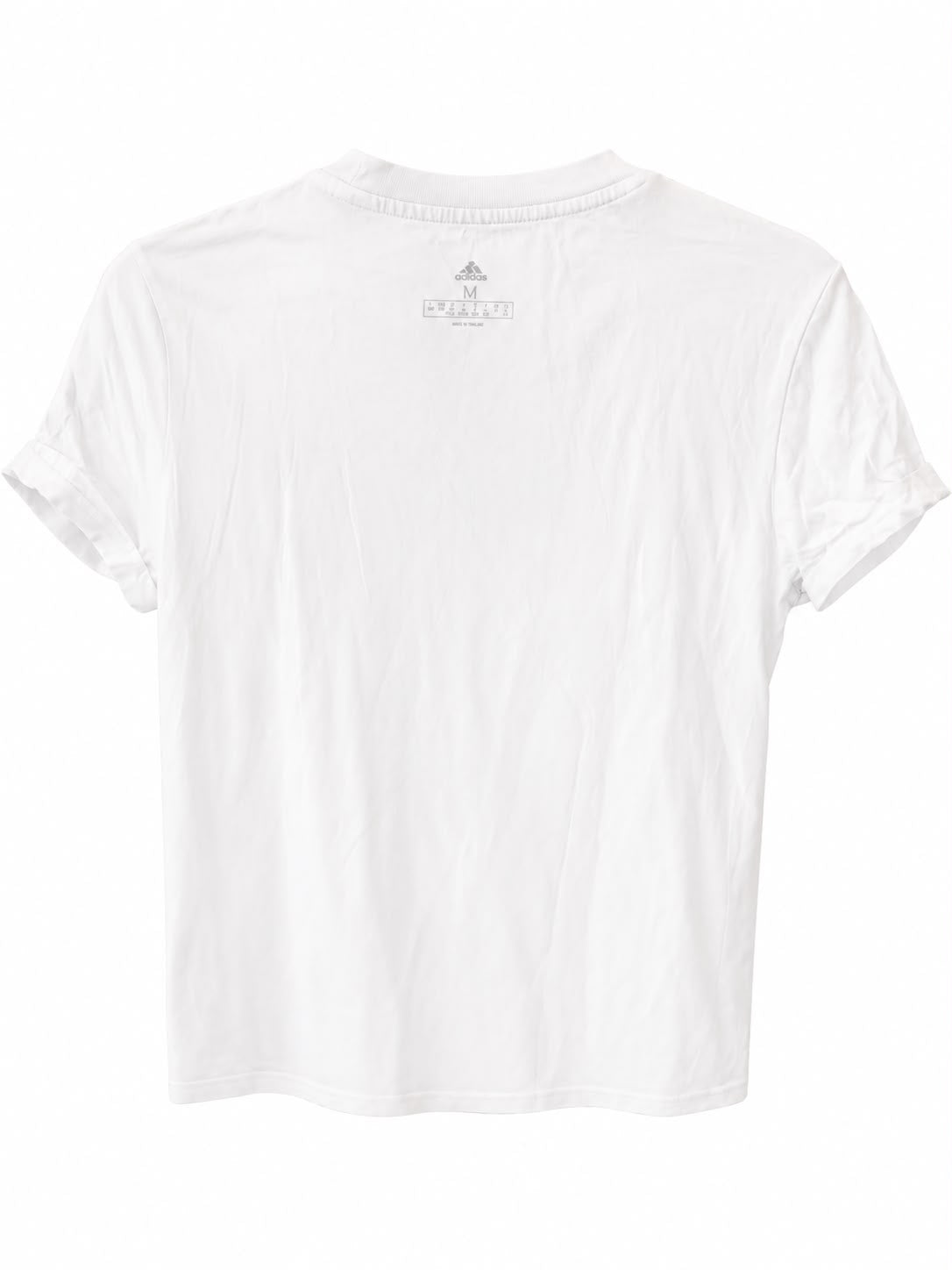 Adidas Essentials Logo T-Shirt – Λευκό-M