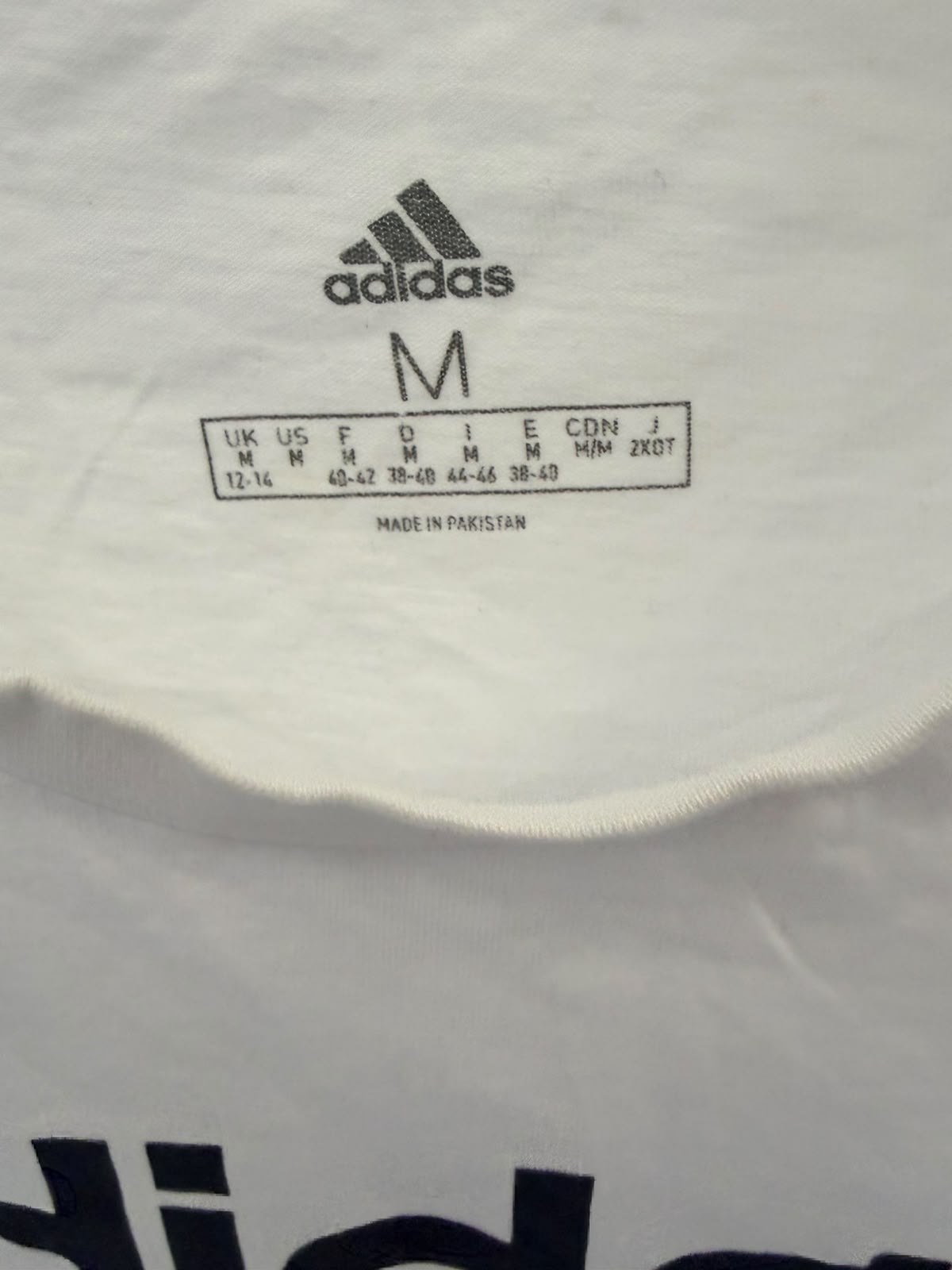Adidas Essentials Logo T-Shirt – Λευκό-M